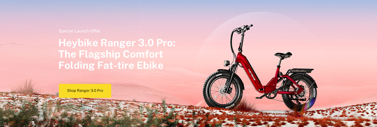 Heybike Ranger 3.0 Pro: The Flagship Comfort Folding Fat-tire Ebike - Special Launch Offer